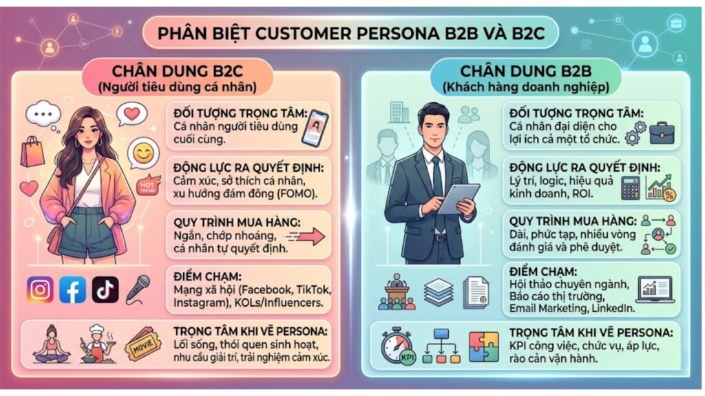 Cách xây dựng chân dung khách hàng (Customer Persona) trên nền tảng số A-Z
